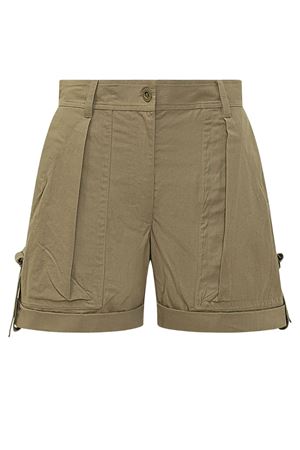 Shorts in cotone verde ISABEL MARANT | SH0321FAD2E03I67KI
